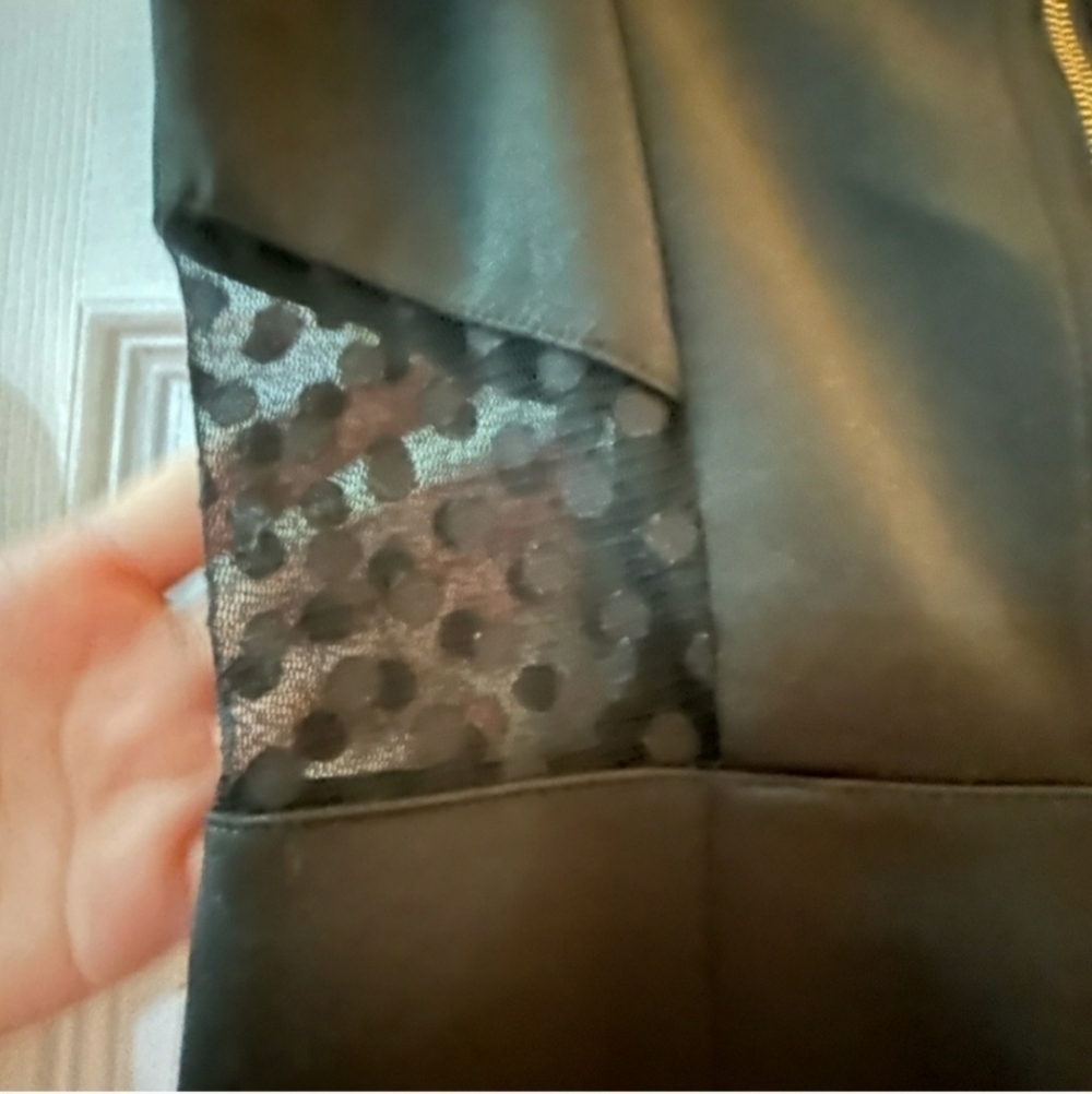 Forever 21 Dress w Sexy Lace Slits (Small) Black - Cocktail - Wedding - Formal - Picture 6 of 6
